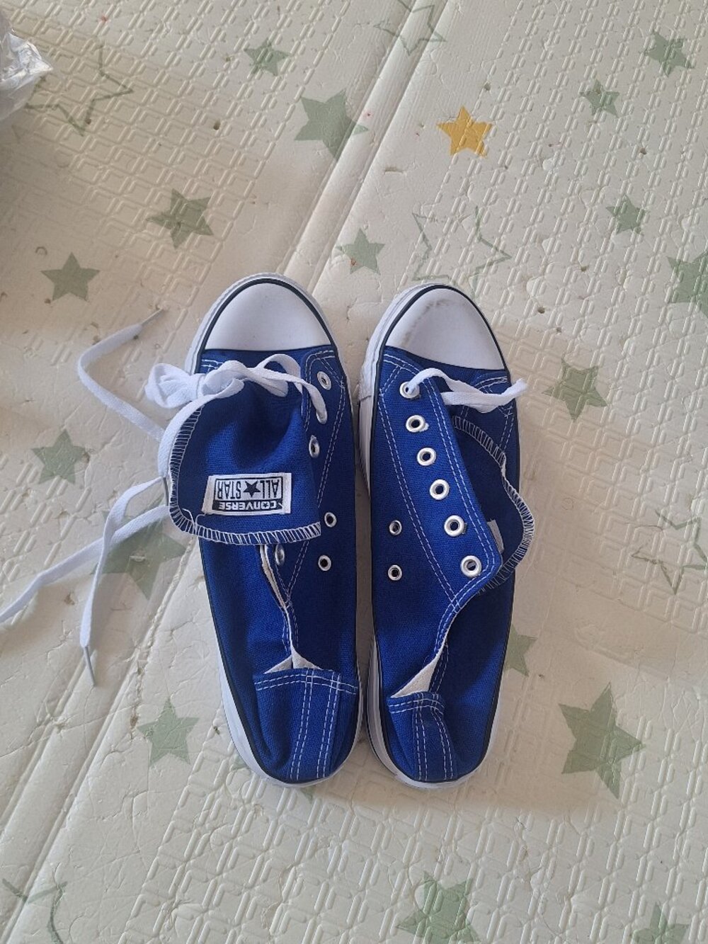 Navy sneakers